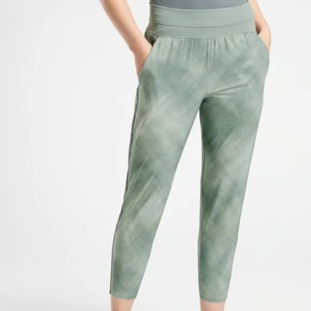 Athleta Nolita Slim Tapered Printed Crop Pant Size 0
